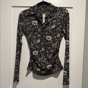 NWT - madewell sheer blouse